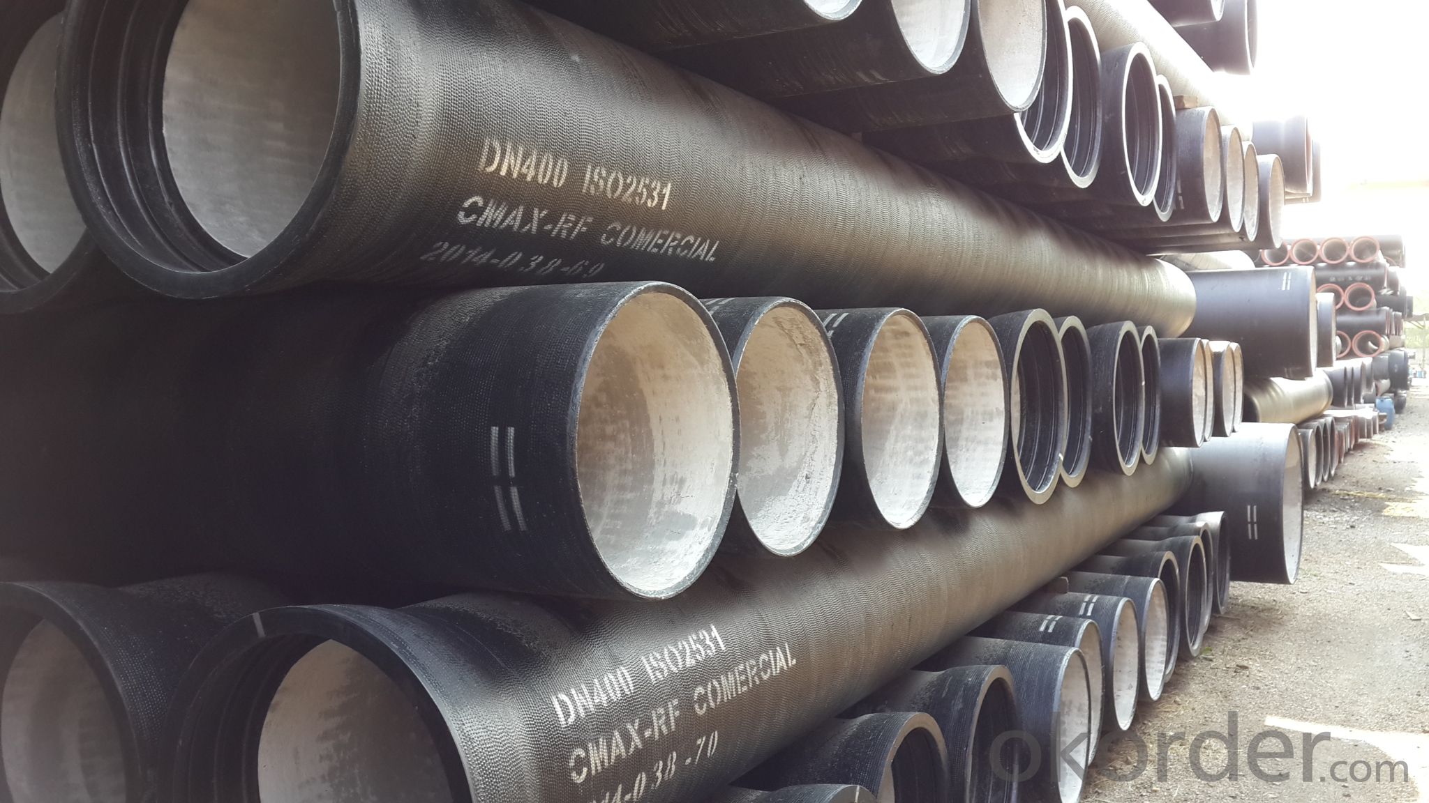 Tubo de hierro dúctil de alta calidad hecho en China DN200-DN900 EN545/EN598/ISO2531