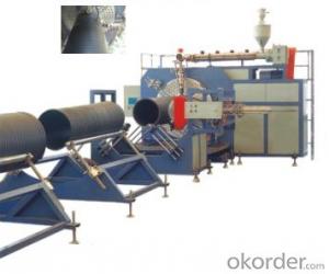 Large Caliber Hollow Wall HDPE Winding Pipe Extrusion Production Line