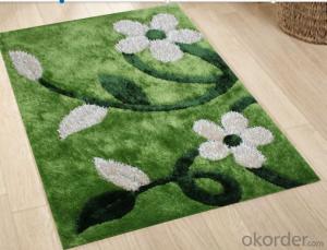 Polyester Silk Knot Shaggy Carpet