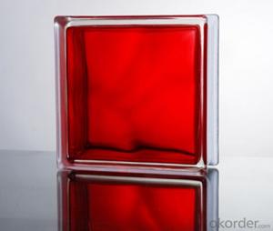 Glass Block (In-Colored Red)