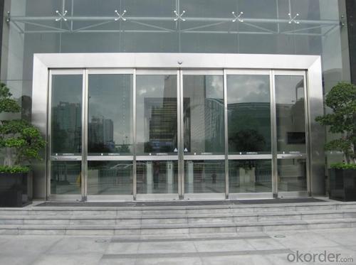 Stainless Tempered Glass Sliding Door & Office Partitions System 1