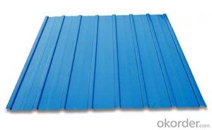 corrugated colored steel sheets