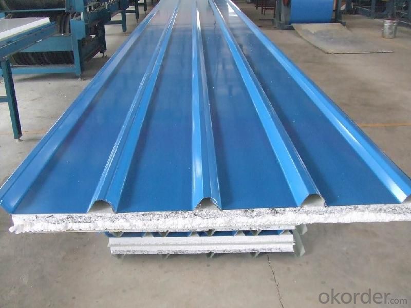 Color coated corrugated steel Sheets