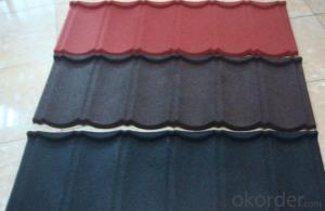 Classic Colorful Stone Coated Metal Roof Tile Shingles