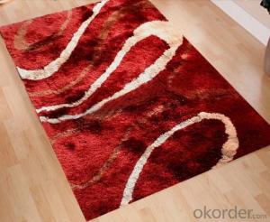 Polyester Silk Shaggy Carpet System 1