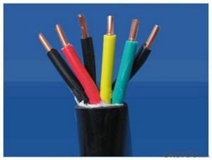 Plastics insnlated and sheathed control cable
