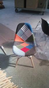 Leisure Chairs by Colorful Splicing Cloth