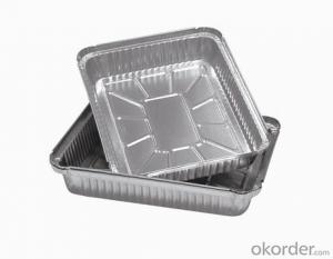 Disposable aluminum foil container