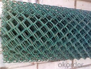High Quality PVC Coated Chain Link Fence System 1