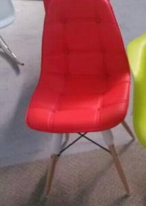 PU Chair with Wodden legs System 1