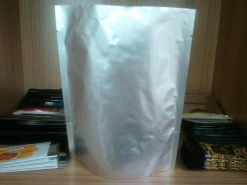 Aluminum Foil Laminated With Plastic  Zip Lock Stand Up Pouch System 1