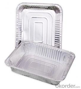 food packing oblong aluminium foil container