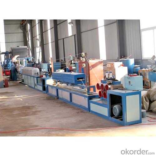 PET PP strap band tape production line / PET PP packing tape band production line / PET PP packing strap extrusion line System 1