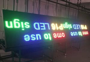 P4.75 Indoor Dual Color LED Moving Message Sign CMAX-P4.75