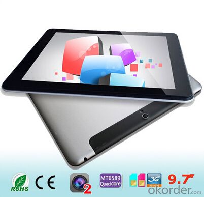 New Quad Core Tablet Mtk8389 with GPS 3G Built in 16GB 9.7 inch