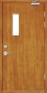 Fire Proof Door with Wooden Colors System 1