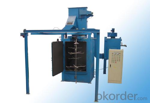 Q48series Casting Overhead hanger chain type shot blasing machine/shot peening machine/wheelabrator for LPG Cylinder System 1