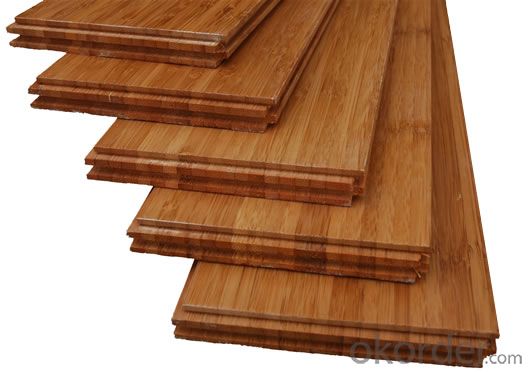 Solid Carbonized Verticle  Bamboo Flooring T/G Joint UV coating System 1