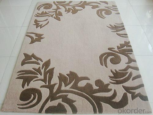 Acrylic Hand Made wool/acrylic tufted carpet/hand tufted floral carpets for home decorationCarpet System 1