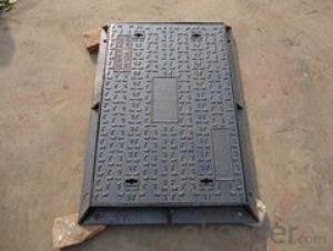 EN124 jinmeng brand Locking Manhole Cover with shockproof rubber sealing SGS