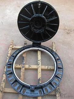 Ductile iron manhole cover EN-124 System 1