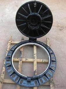 Ductile iron manhole cover EN-124
