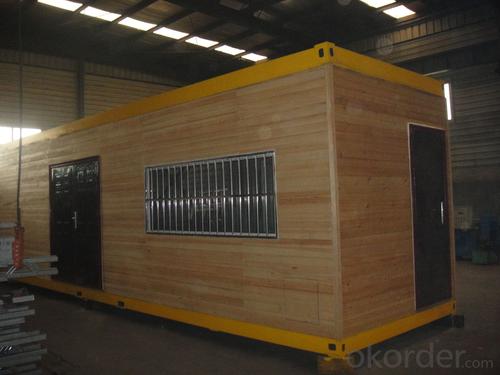 Wooden Clading Prefabricated Container House System 1