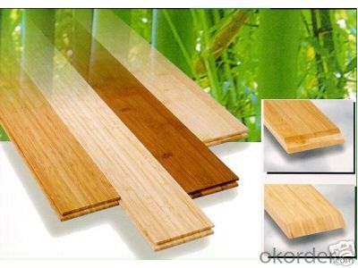 Solid Bamboo Flooring  Verticle  Structure Natural Color UV Finish System 1