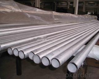 standard AISI 316L stainless steel pipes / tubes on stock