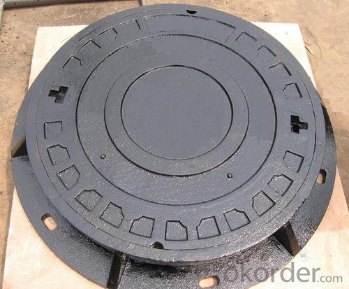 Manhole Cover Ductile Cast Iron Anti Theft EN124 E600 System 1