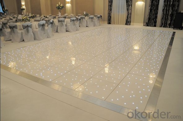 Your best choice ! Led white starlit dance floor for wedding System 1