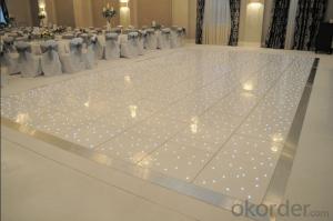 Your best choice ! Led white starlit dance floor for wedding