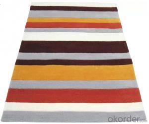 Acrylic Hand Tufted Carpets And Rugs/popular strip rug