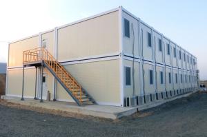 Quick Installed Double Storey Prefabricated Container House of Hotel Building