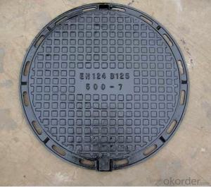 Ductile Iron Manhole Cover EN124 D400