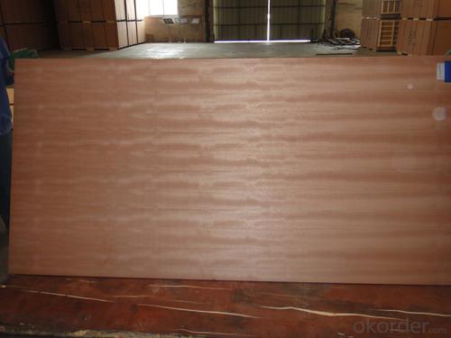 Round Natural Mahogany Veneered Face MDF Board System 1