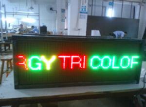 Remote Controller Tri-color Moving LED Message Sign CMAX-M3 System 1