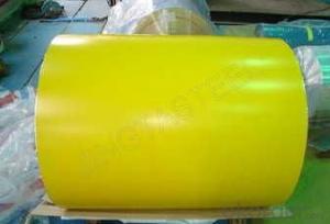 EXCELLENT COLOR COATED STEEL COIL YELLOW System 1