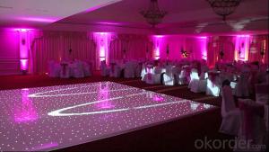Hot selling ! Led white twinkling dance floor for wedding
