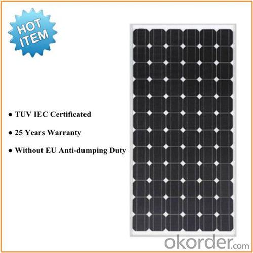 Mono 270W with Solar Panel TUV Certification System 1