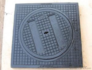 Manhole Cover EN124 D400 Ductile Iron with Good Quality System 1