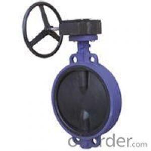 butterfly valve resilient gate Wafer-style