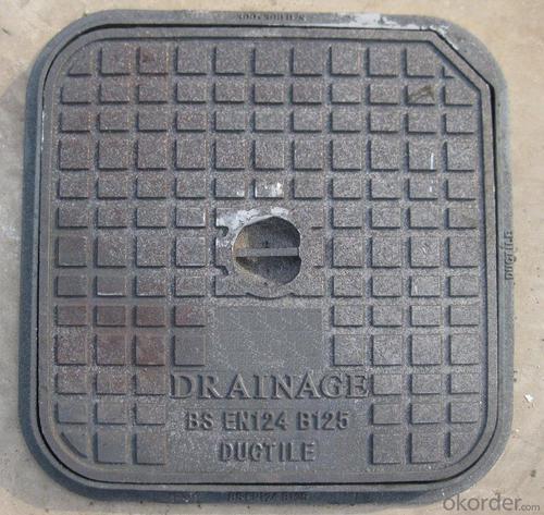 Manhole Covers with High Quality Ductile Iron Metal System 1