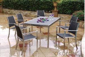 Outdoor Office Table Chair Set