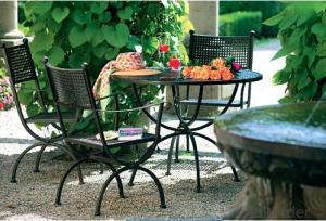Aluminum Metal Outdoor Chair Table Set