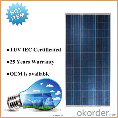 Juno Solar Panels Poly 270W with TUV, IEC, CE System 1