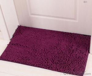 chenille shaggy bath mat door mat rug