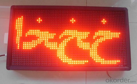 P10 Outdoor White Color LED Moving Message Sign CMAX-P10