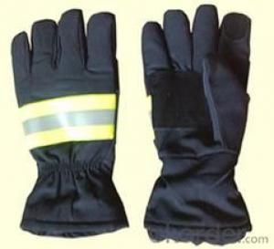 black antifire glove for military use