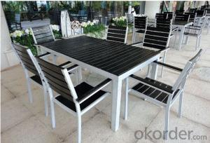 Outdoor Plastic Wood Chair Table